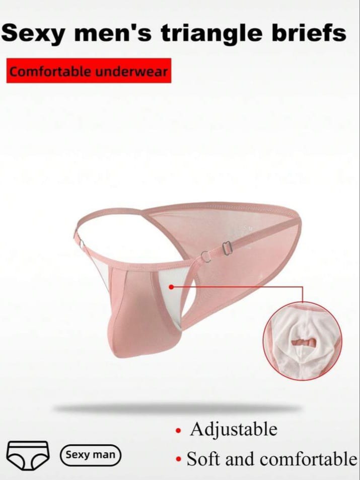 FANDY Men's Sexy Mesh Adjustable Thong Underwear